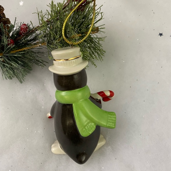 Lenox Porcelain Very Merry Penguin Christmas Ornament - Picture 3 of 5